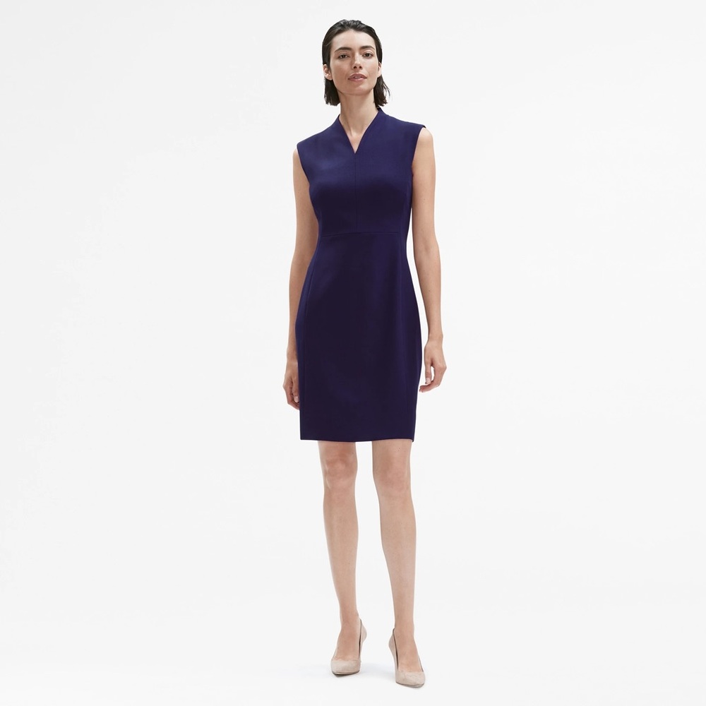 M.M.LaFleur Aditi Dress Size 6 Deep Indigo